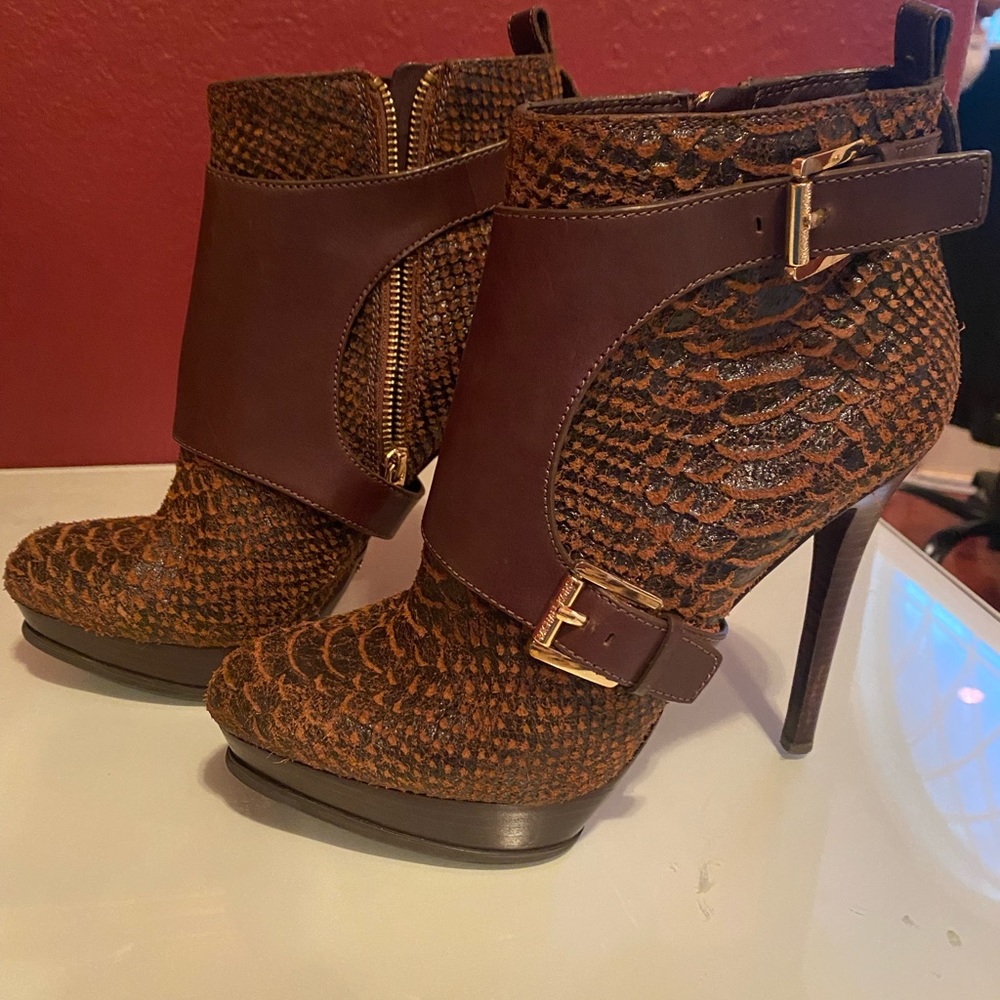 Michael Kors studded booty Mocha